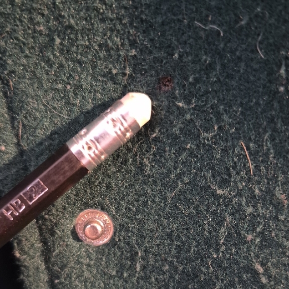 Green and Cream Varsity Letterman Jacket with AM Patch - Picture 7 of 8